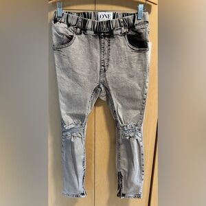 One Teaspoon Harley Killers Drop Crotch Skinny Cropped Jean - NWT